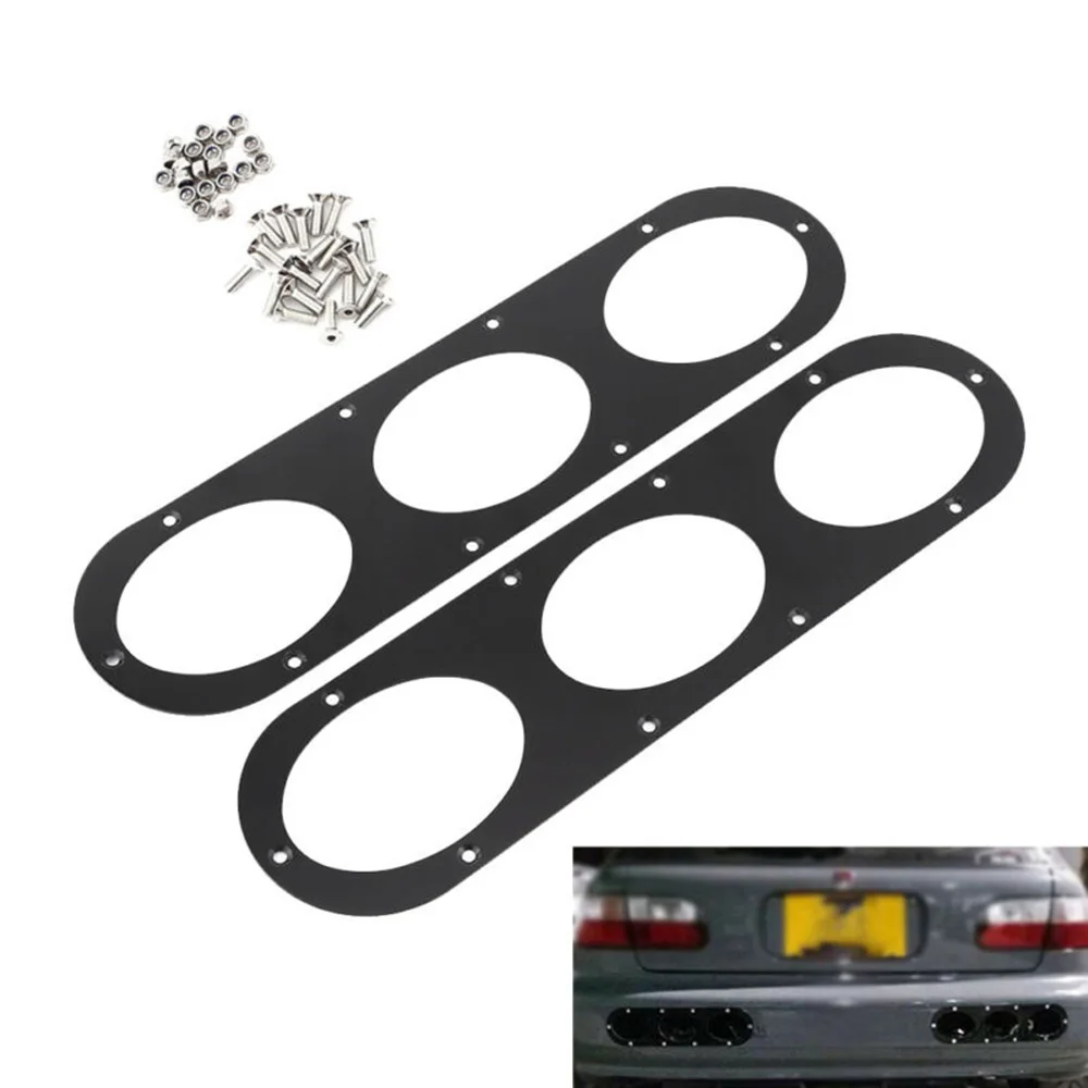 2 шт. Универсальный Автомобильный задний бампер гоночный рассеиватель воздуха