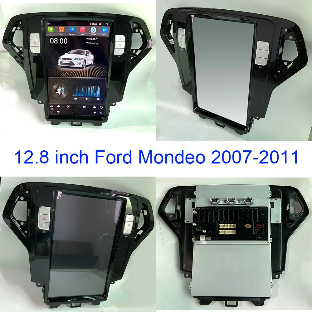 Android 10 12 8 дюйма вертикальный экран автомобильное радио в стиле Тесла GPS Carplay