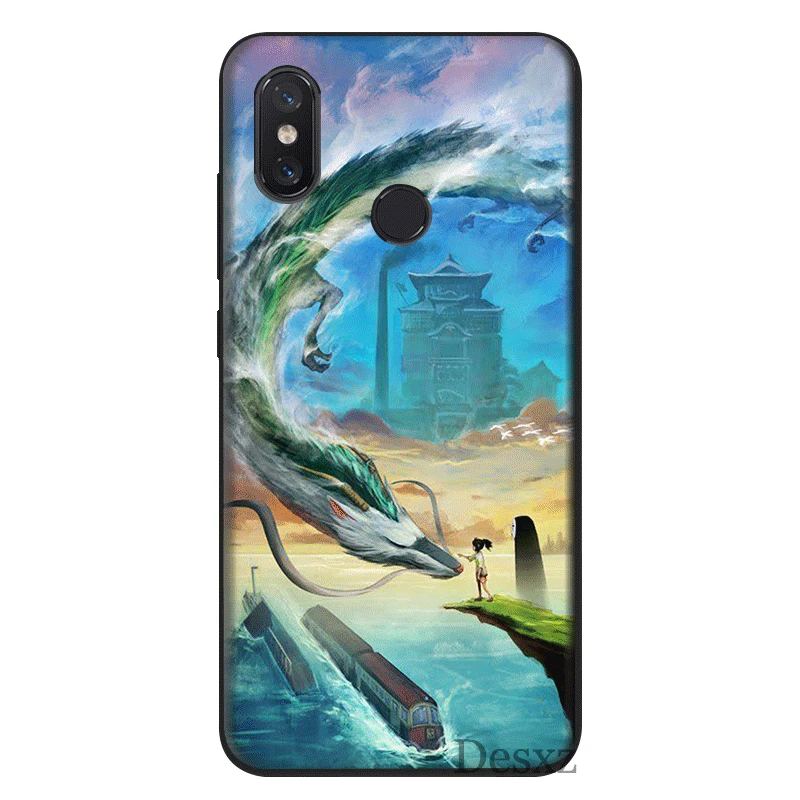 Унесенные призраками мобильный чехол для телефона силиконовый Xiaomi Redmi 4 5 6 7 8 Note 4x