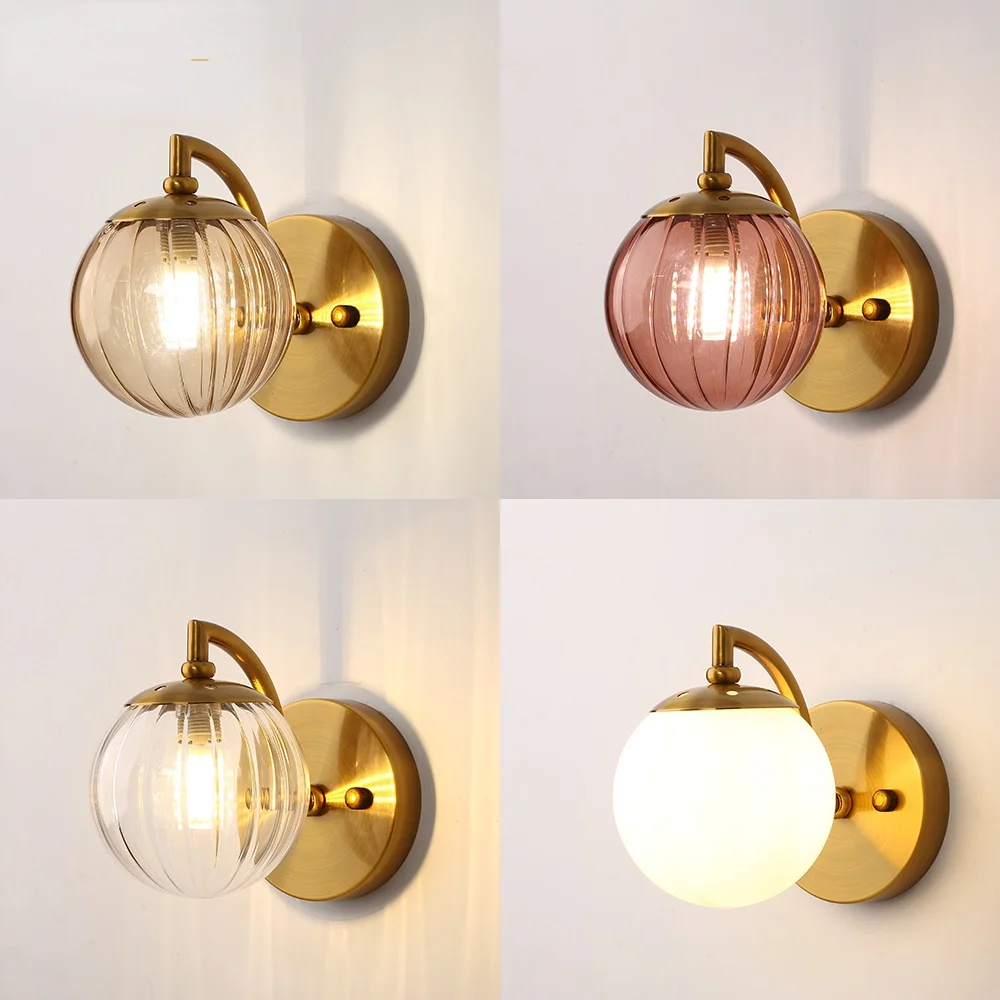 (Бесплатный источник света G9) настенный светильник в скандинавском стиле 4 цвета