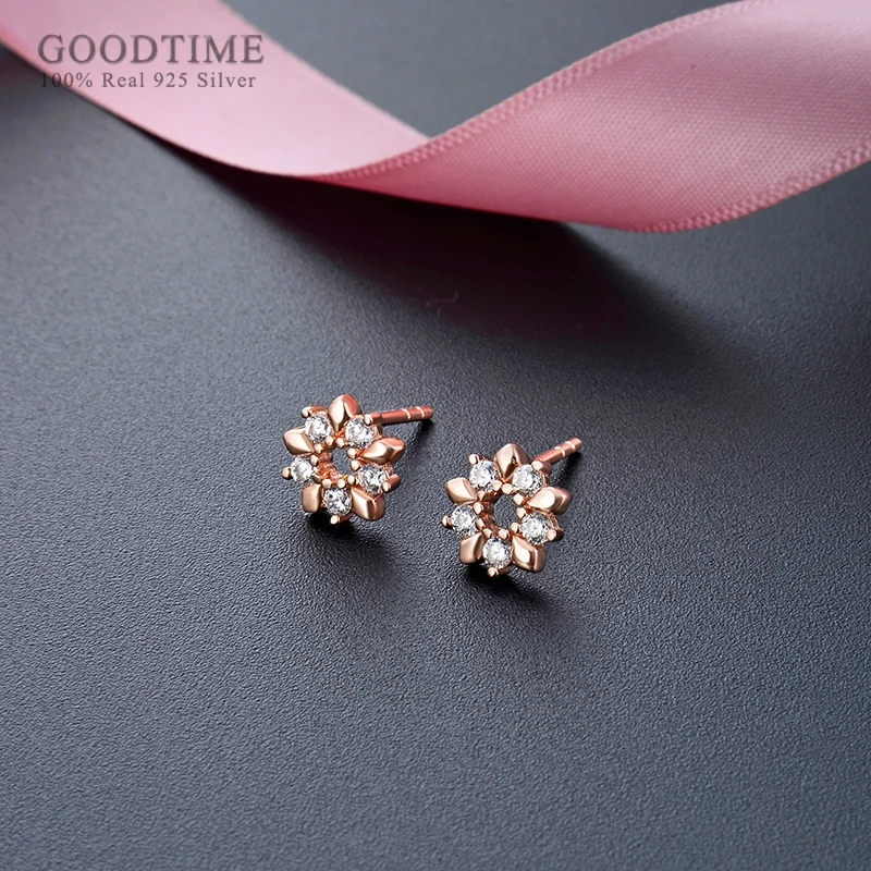 Женские серьги-гвоздики из серебра 925 пробы | Украшения и аксессуары