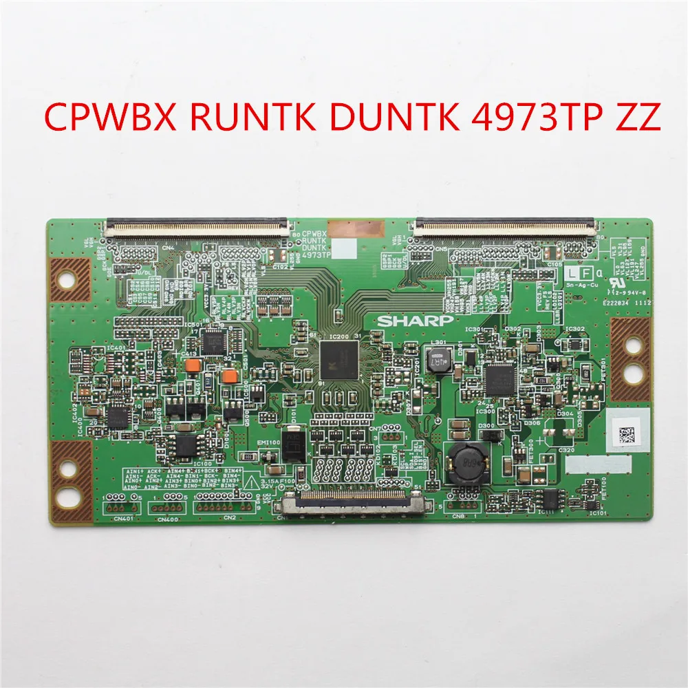 ТВ t con доска CPWBX RUNTK DUNTK 4973TP ZZ для острого ЖК контроллера.... И т. Д. Оригинальное
