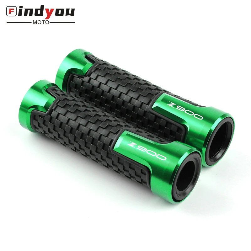 

LOGO Z900 7/8''22MM Motorcycle handle grips racing handlebar grip For KAWASAKI Z900 Z 900 2017 2018 2019 Handlebar Grips
