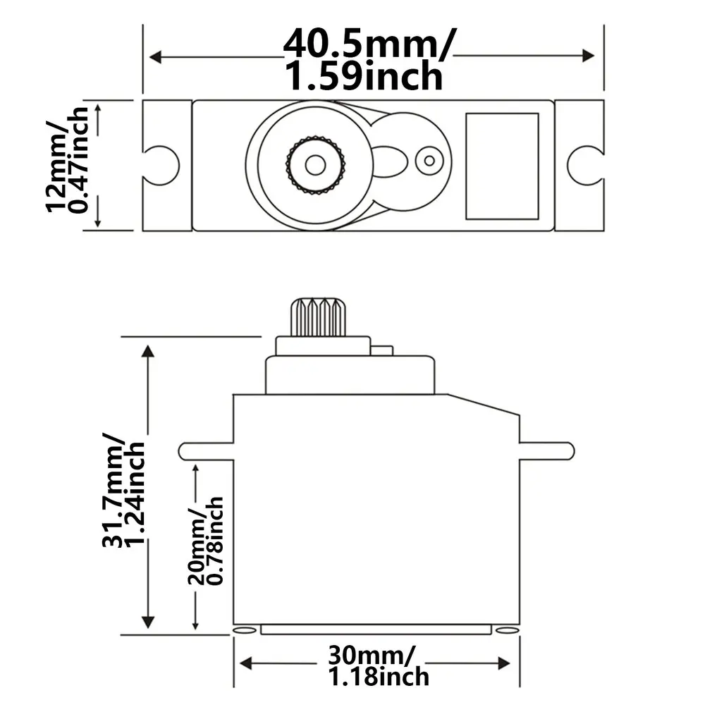 JX Servo PDI-1181MG 17g металлическая Шестерня цифровой сердечник сервопривод для WPL