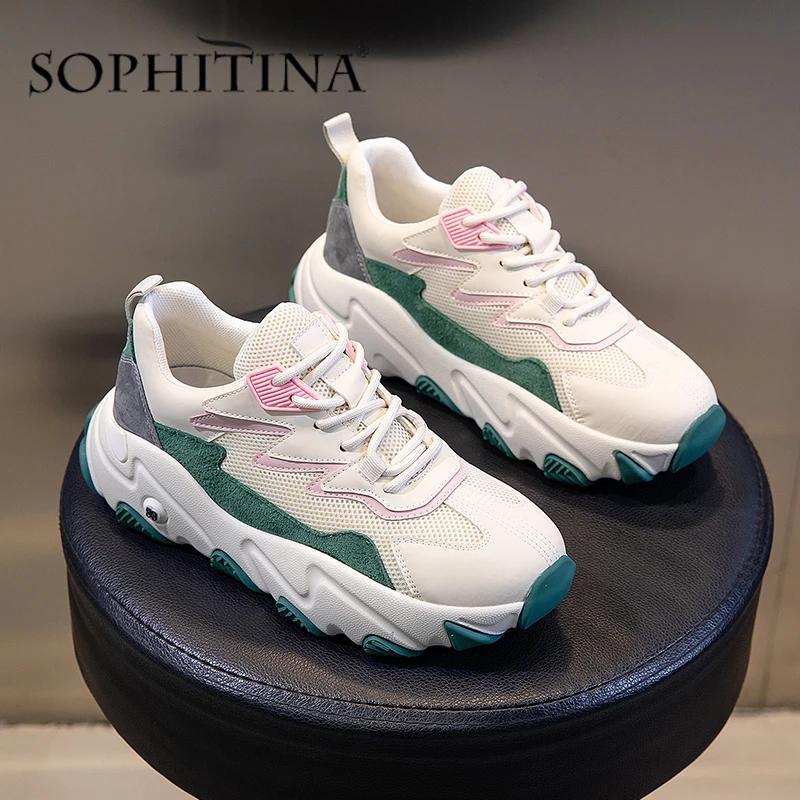 SOPHITINA/Модная женская обувь на плоской подошве Высококачественная повседневная