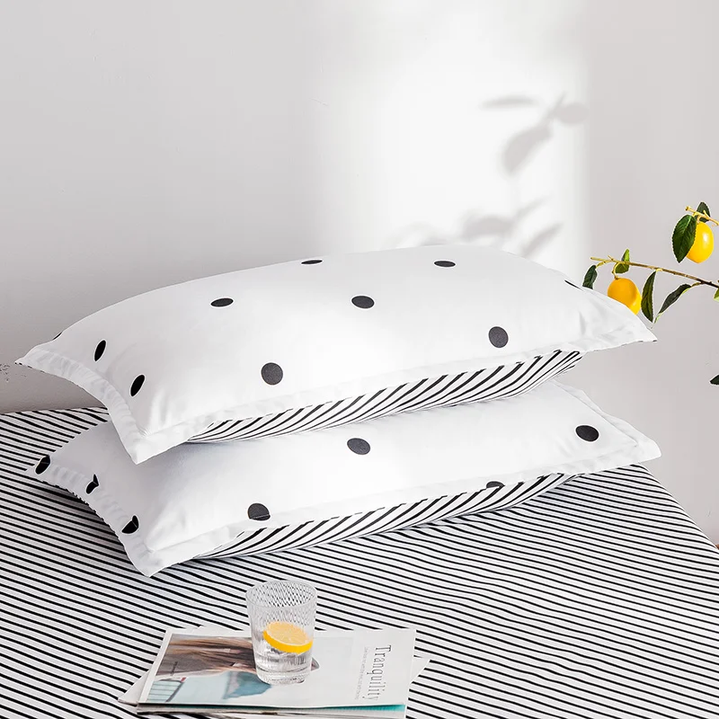 Lanlika черно белые точки Комплект постельного белья Скандинавское постельное