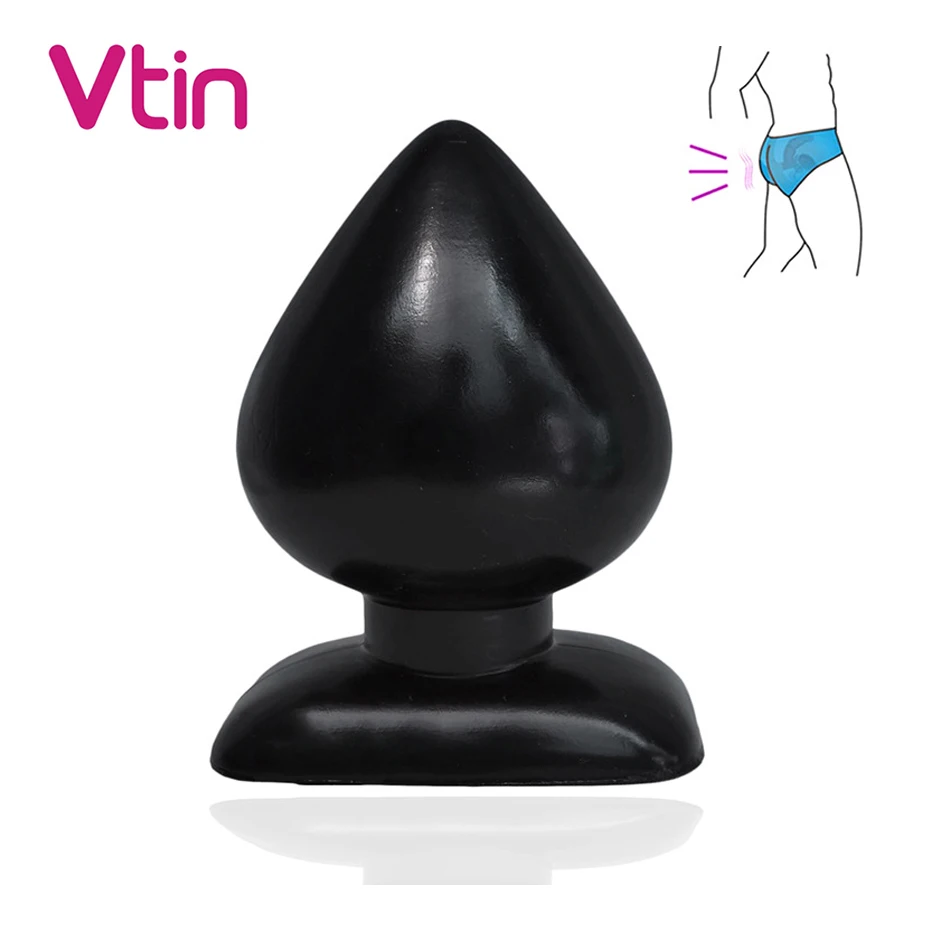 Силиконовая Анальная пробка со съемным украшением секс игрушки массажер