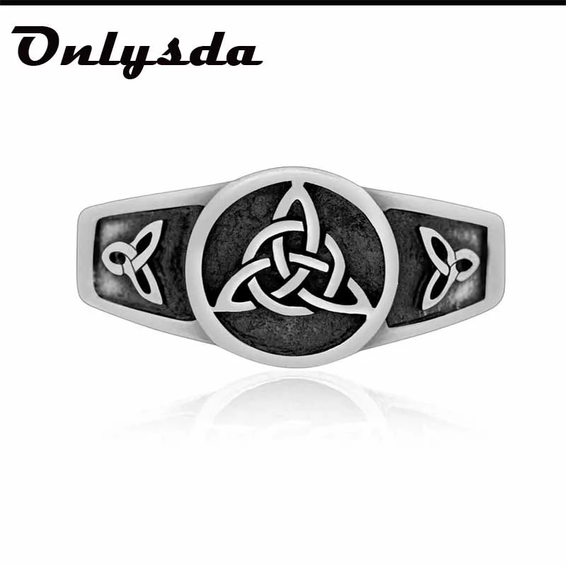 

Cool Stuff Stainless steel Odin Norse Viking Anel Amulet Rune Couple Dating Rings For Men Women Words Retro Jewelry OSR752