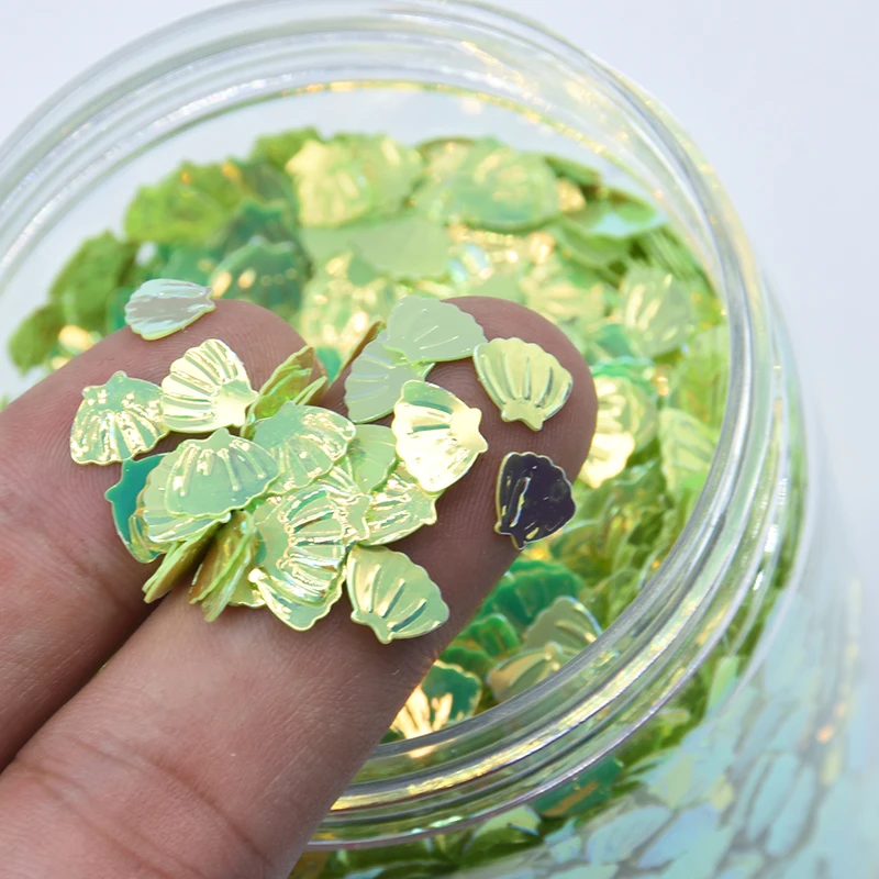 Блестки Sea shell 7 мм блестки из ПВХ россыпью для дизайна ногтей маникюра шитья