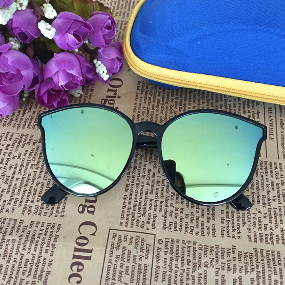 

1pc Boys Cat Eyes Sunglasses Square Sunglasses Kids Girls Stylish Goggles Baby Student Eye Glasses Shades Party Eyewear Uv400