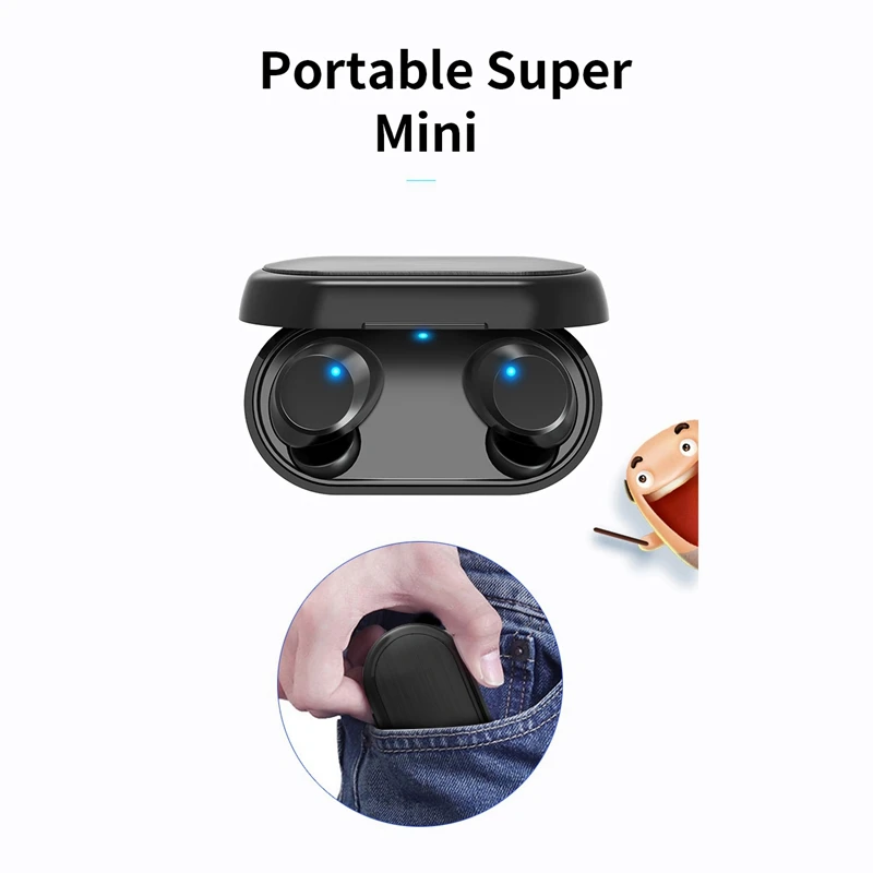 Мини TWS M10 Bluetooth наушники 5 0 в ухо стерео гарнитура для Huawei Xiaomi iPhone | Электроника