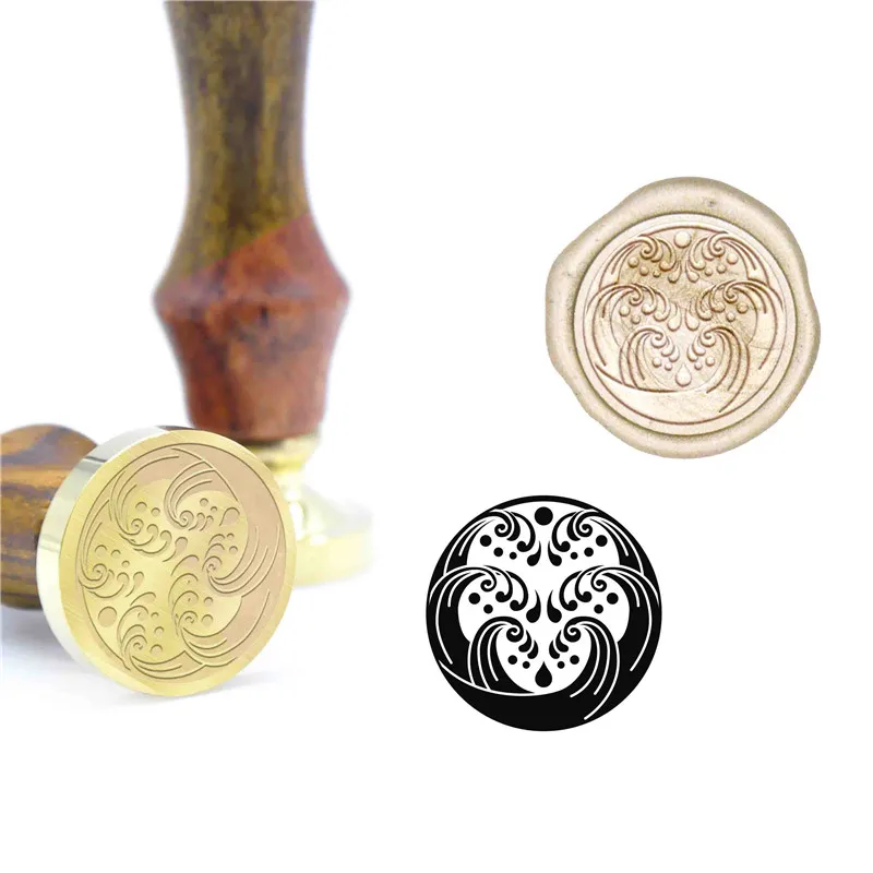 Воск герметик японский стиль B63 специальная печать воск штампы DIY восковая ручка