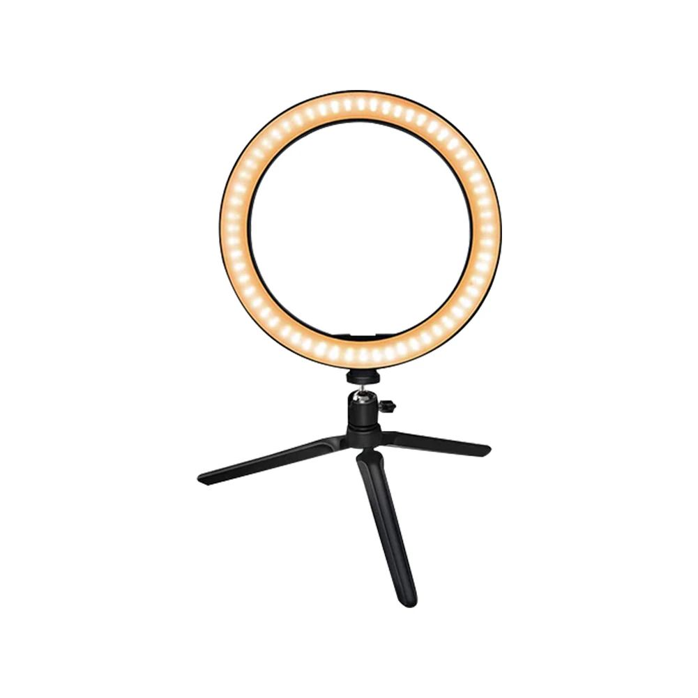 10 дюймовый светодиодный светильник для селфи с кольцом телефона видео фото 2