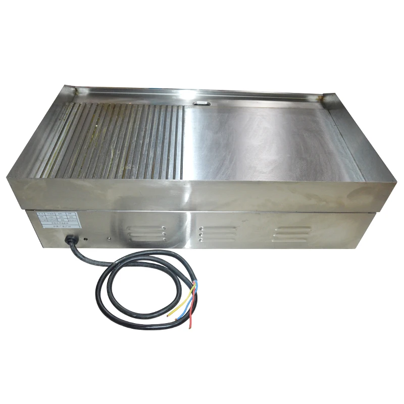 1pc fy 822a stainless steel flat pan electric griddles and grooved electric griddle grooved electric fried pans free global shipping