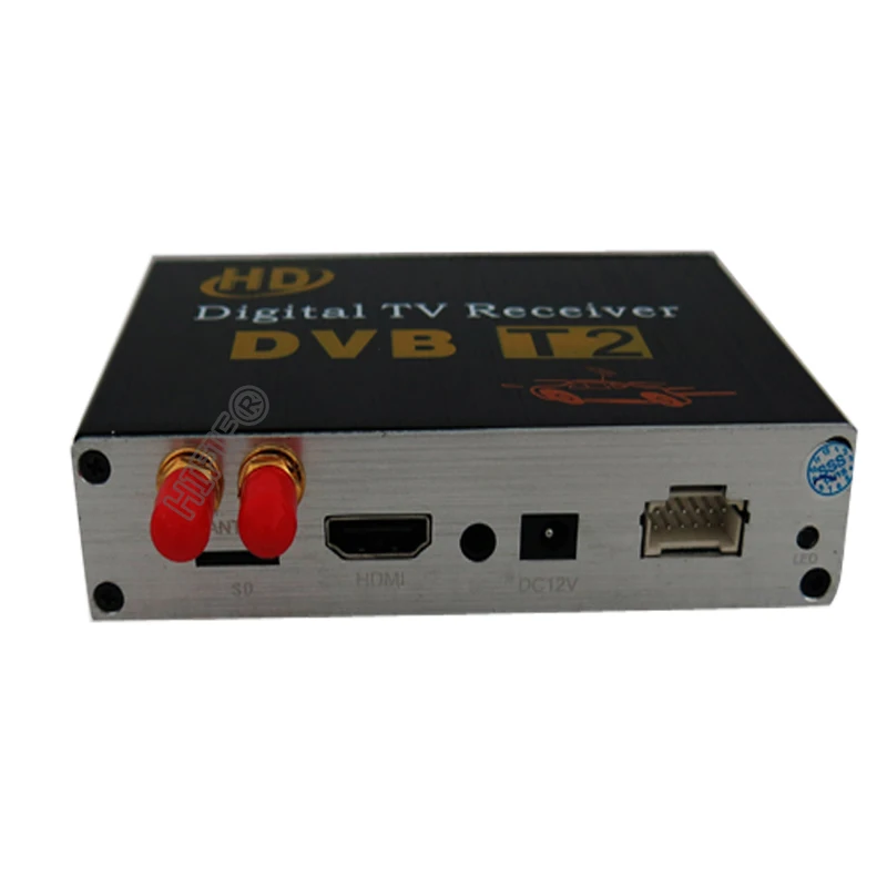 Автомобильный цифровой ТВ тюнер с двойным чипом ресивер Freeview мобильная