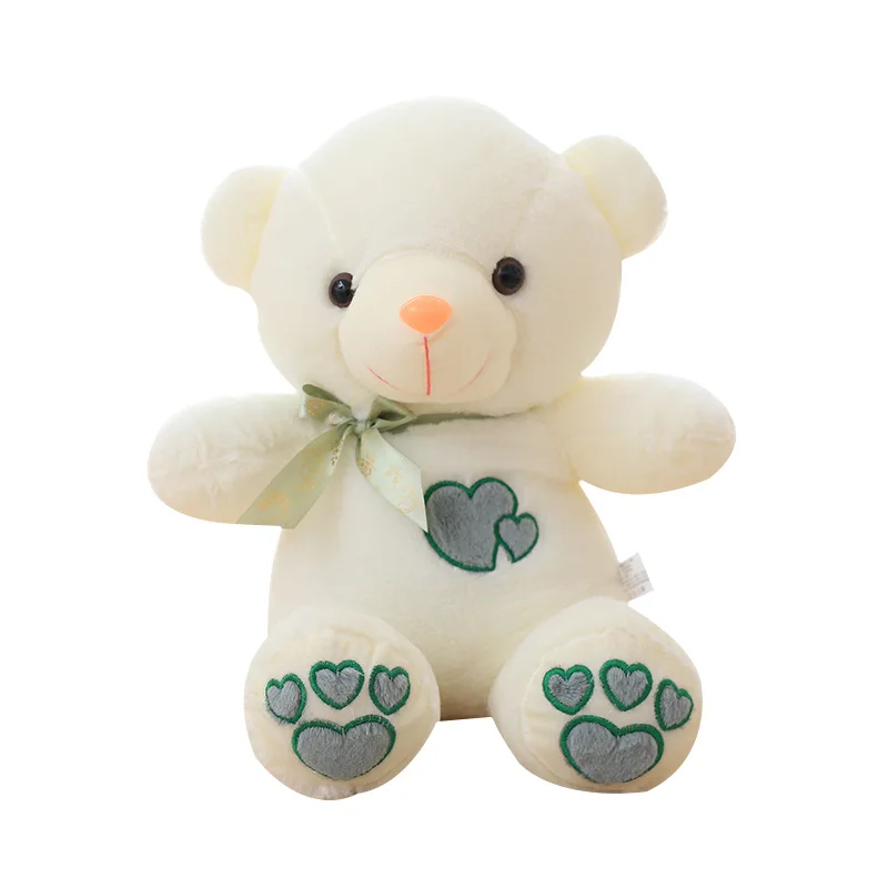 

45CM Soft Love Bow Teddy Bear Plush Toys Animal Stuffed Appease Playmate Doll Kids Birthday Gifts Baby Bedroom Wedding Decor