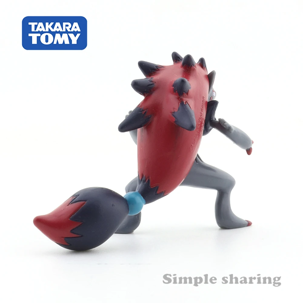 Takara Tomy Tomica Pokemon Pocket Moncolle MS-18 Zoroark 3-5 см мини-фигурка из смолы аниме игрушки для детей