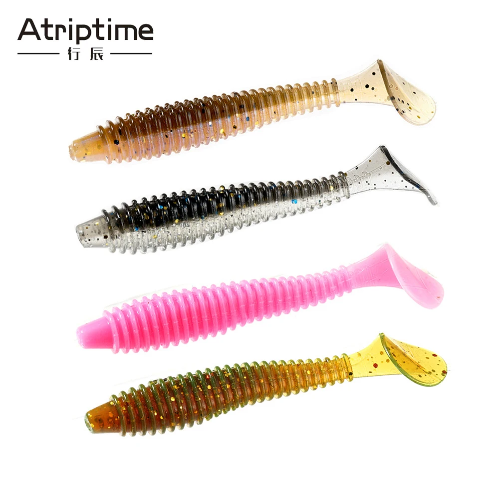 

6-15 шт./лот рыболовные мягкие искусственные черви, приманки 50/65/100 мм, воблеры для джиггинга, рыболовная силиконовая Гибкая приманка с запахом...