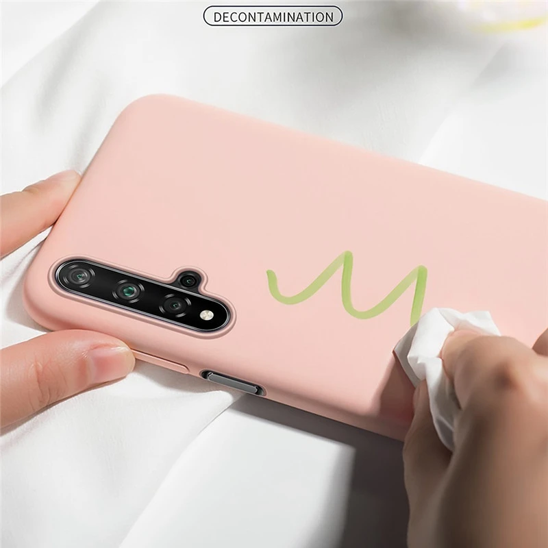 Мягкий жидкий силиконовый чехол для huawei Honor 8X 9X Global HONOR 10i 20 Pro 20s 10 Lite 8A 8S 9 8 V10 V20 тонкий силиконовый чехол