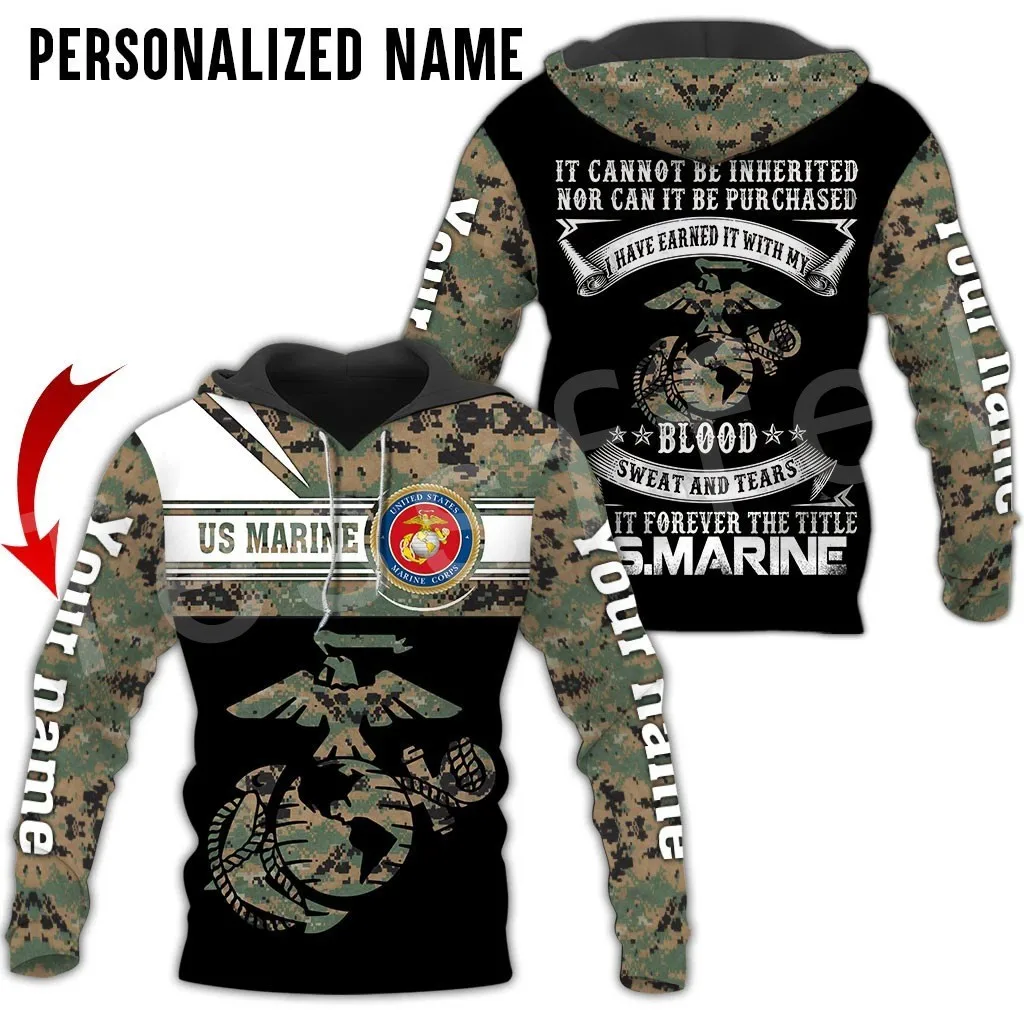 

Tessffel America Marine Camo Skull Soldier Army Veteran NewFashion 3DPrint Streetwear Pullover Casual Funny Hoodies Men/Women 17