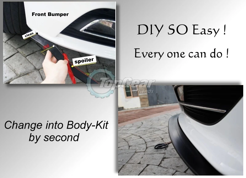 Накладка на бампер для HONDA liber передний спойлер тюнинга автомобиля комплект