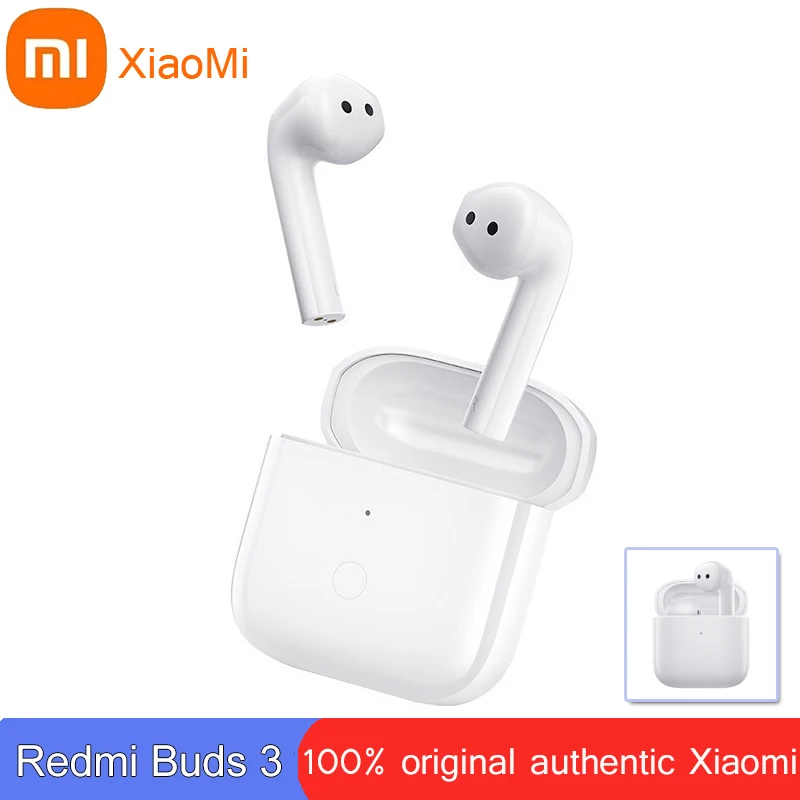 

Original Xiaomi Redmi Buds 3 TWS Wireless Bluetooth Headset Semi-in-ear Waterproof Headphone Noise Cancellation Earphones