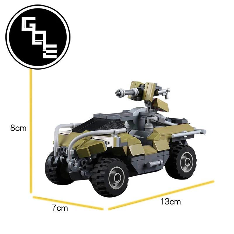 

High-Tech military series truck Halo-Wars Game Collection Car vehicle model MOC-32633 building blocks bricks toys for kids gifts