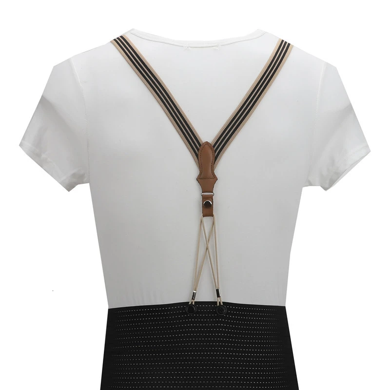 Подтяжки из натуральной воловьей кожи первого слоя подтяжки унисекс с 6