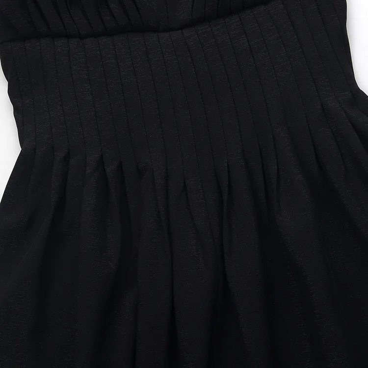 

ENGAGEMENT High Quality 2021 Summer New Sexy Black Suspender Dress Dress Women's Waist Slim A-line Skirt