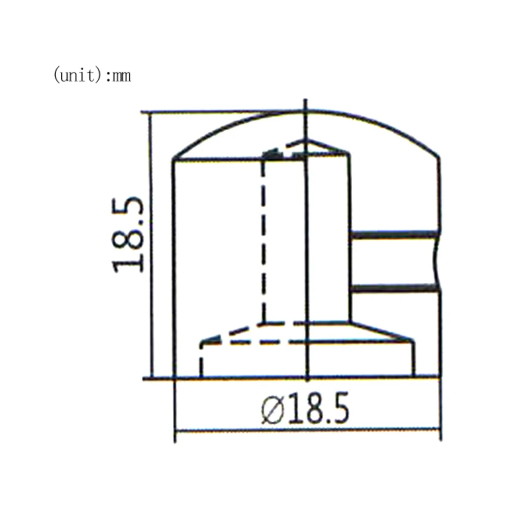 

4-Piece Golden Metal Dome Volume And Tone Knob Button Accessory With Holes