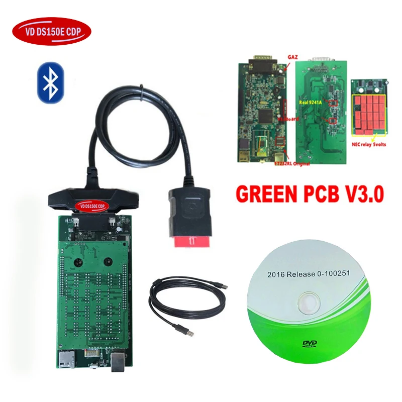 Программное обеспечение 2019 vd ds150e cdp obd obd2 2016R0 для диагностического инструмента
