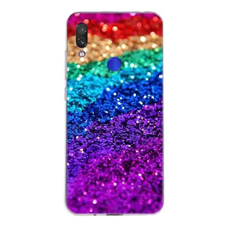 Блестящий силиконовый чехол для Xiaomi Redmi Note 8 7 6 Pro 5 4 4X 5A Plus Xiomi 9T 9SE Lite A1 A2 крышка |