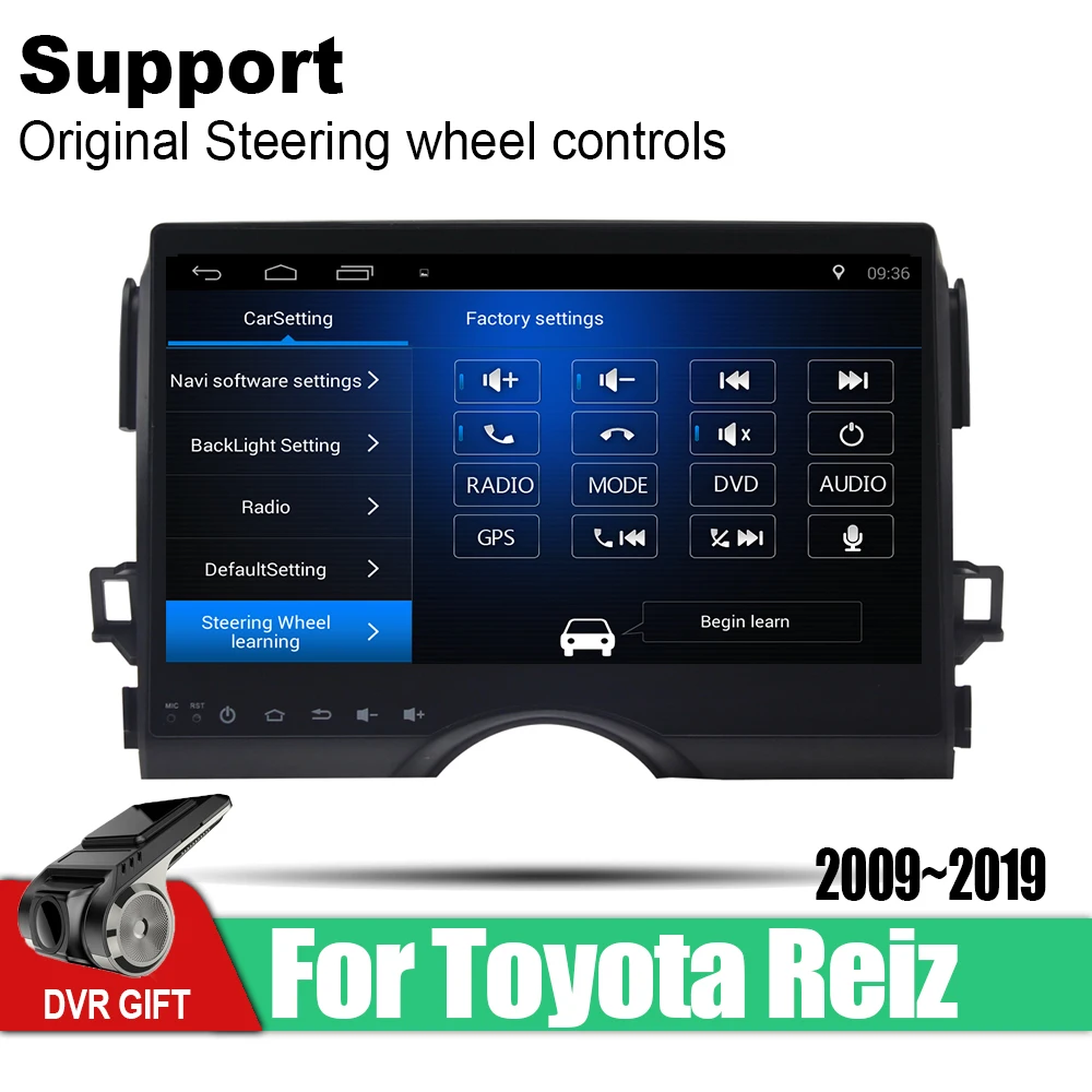 For Toyota Reiz 2009~2019 Car Accessories Multimedia Player GPS Navigation Radio Video Stereo Auto Audio Head Unit Android | Автомобили и