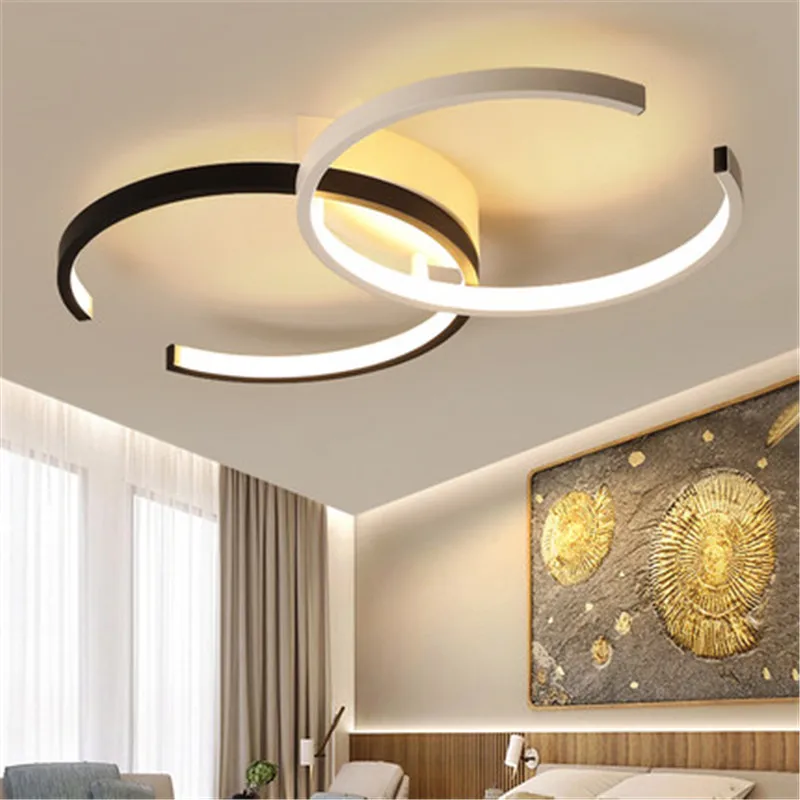 Современный цветок лотоса с украшением в виде кристаллов светильник