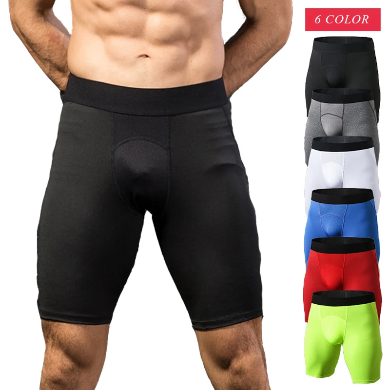 Мужские колготки для тренировок фитнеса бега сетчатая панель быстросохнущие