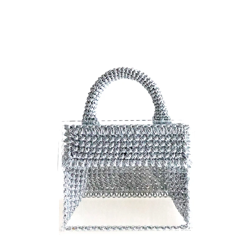 

High Quality Bags for Women 2021 New Shoulder Diagonal Flash Drilling Handbag Hand-woven Bag Purses and Handbags Luxury Designer