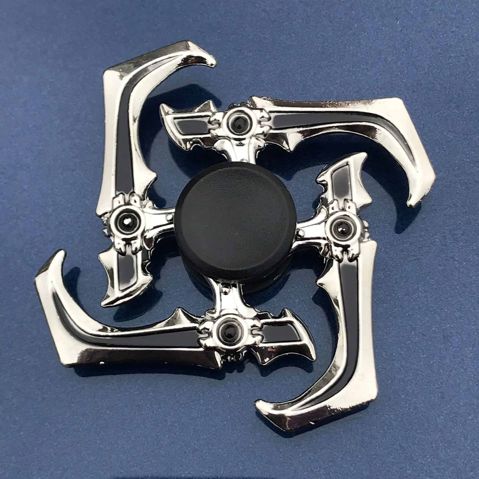 Аниме игра оружие Fidget Spinner красочный металлический цинковый сплав ниндзя Shuriken