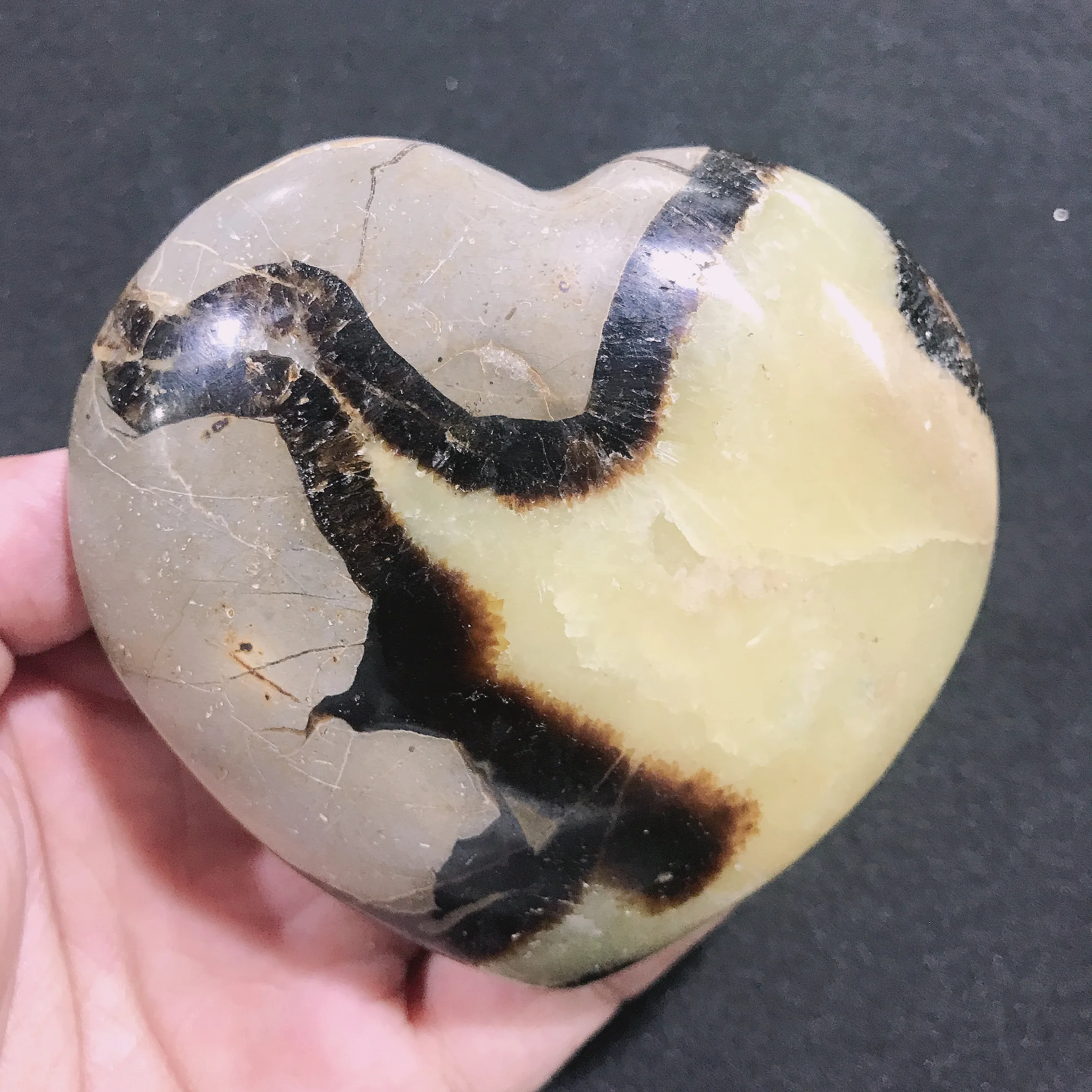 

natural quartz crysta septarium stones heart shape energy reiki living room home office accessories aquarium decoration gemstone