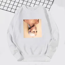 Ariana Grande/Детский свитер; зимняя одежда для маленьких девочек; Модная одежда для маленьких девочек с принтом «Ariana Grande»; Детские повседневные толстовки с капюшоном