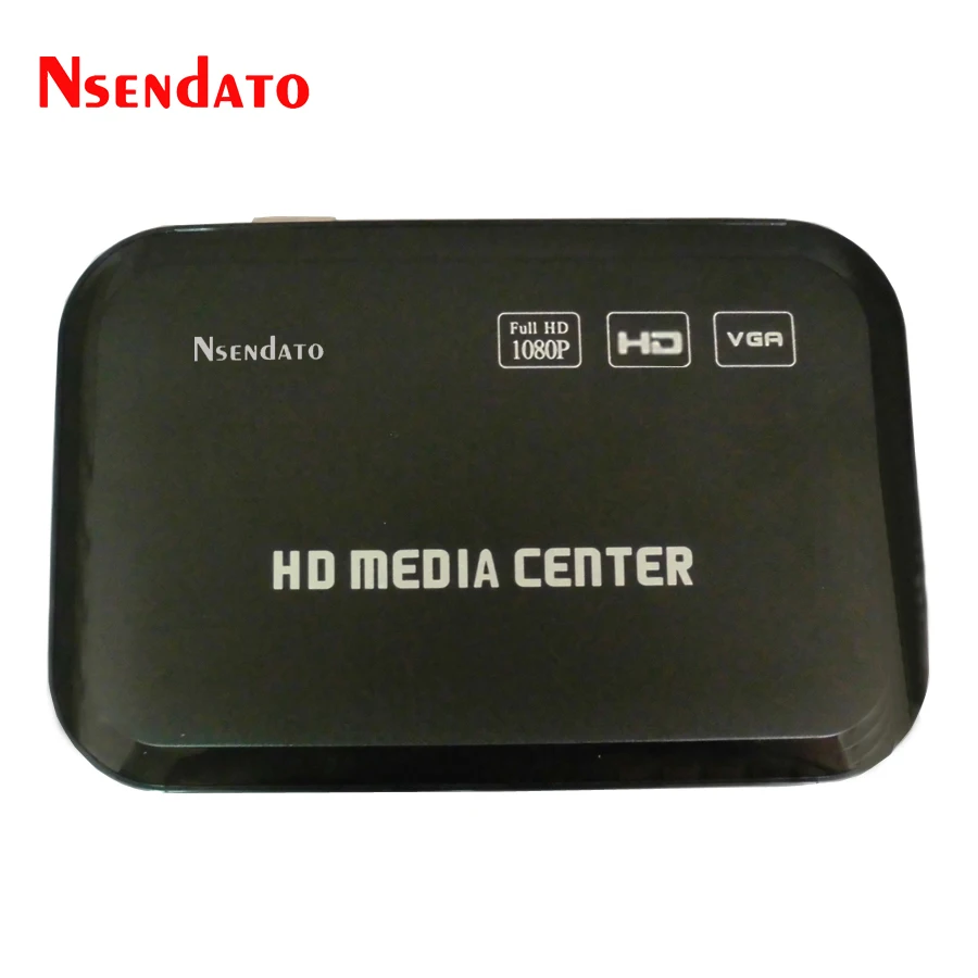 1080P Full HD мультимедийный медиаплеер центр для VGA AV USB SD/MMC MKV плеер с дистанционным