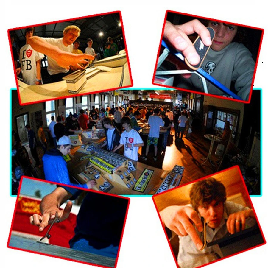 5 видов игрушек пальцевый комплект для катания на коньках мини Скейтборд +