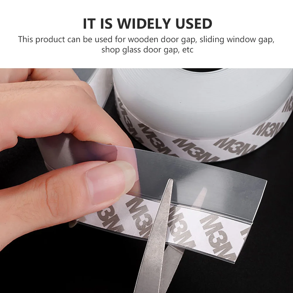 1M/5M Length Self Adhesive Wall Wind-proof Seal Strip Tape Weather Door 3 Color Window Rubber Sealing Stopper Windshield | Обустройство