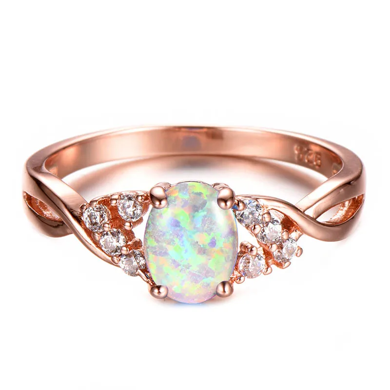 Bague Ringen, стиль,, серебро 925, ювелирное изделие, женские кольца, изысканные, лаконичные, опал, высокое качество, свадебные, вечерние, подарок