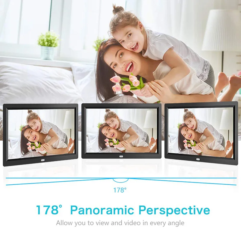 10 дюймовая цифровая фоторамка 1280x800HD высокое Разрешение Дисплей IPS ЖК дисплей