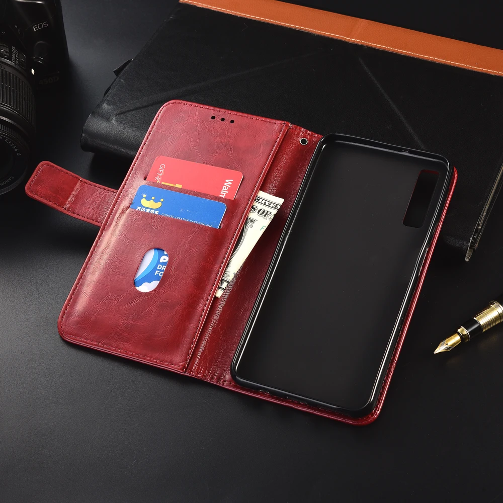 Чехол-бумажник для Galaxy A7 2018 A750 A750F SM-A750F чехол Samsung A 7 A72018 750 | Мобильные телефоны и