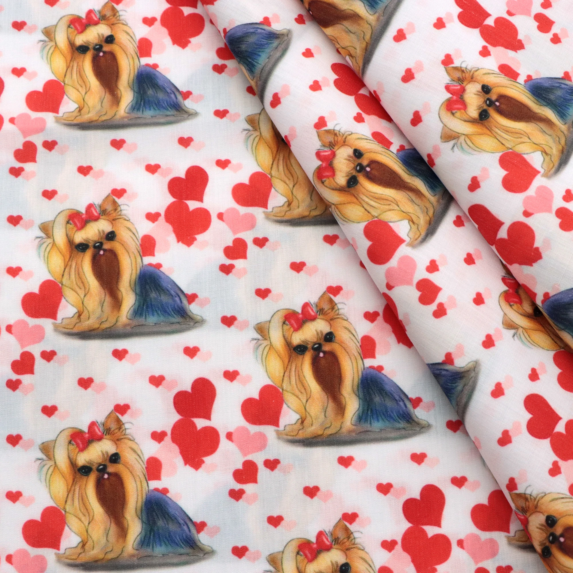 50*145 см ткань из полиэстера и хлопка для шитья в виде любимой собаки рукоделия