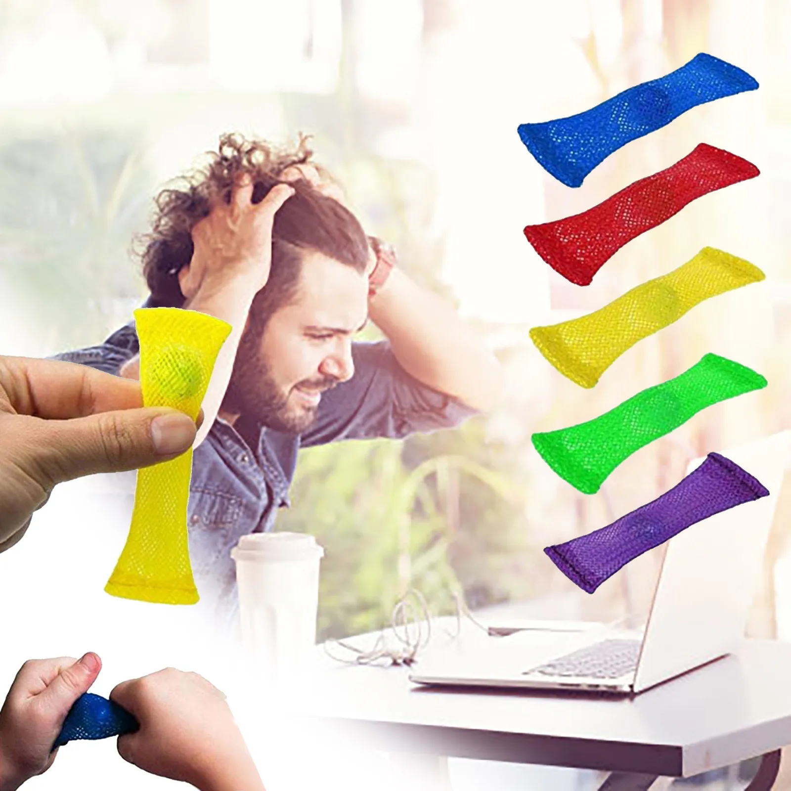 

5PC Kawaii Ksell Fidget Network Management Using Glass Decompression Figet Toys Stress Juguetes Kids Children Gift Fidget Toys