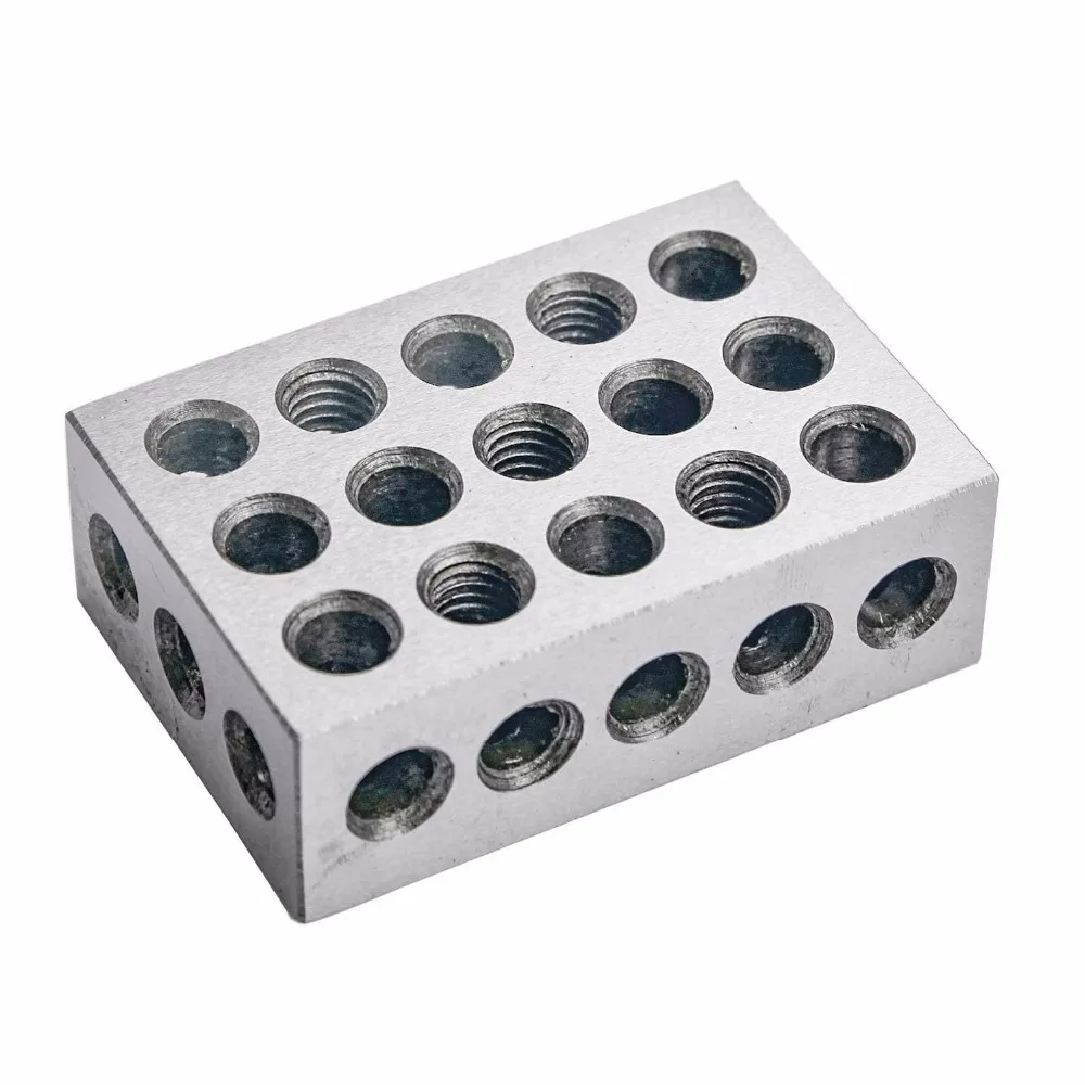 2pcs / set hardened steel blocks 25-50-75mm 0.0001 &quotprecision milling tool 123 23 holes 1-2- block meter 3 | Игрушки и хобби