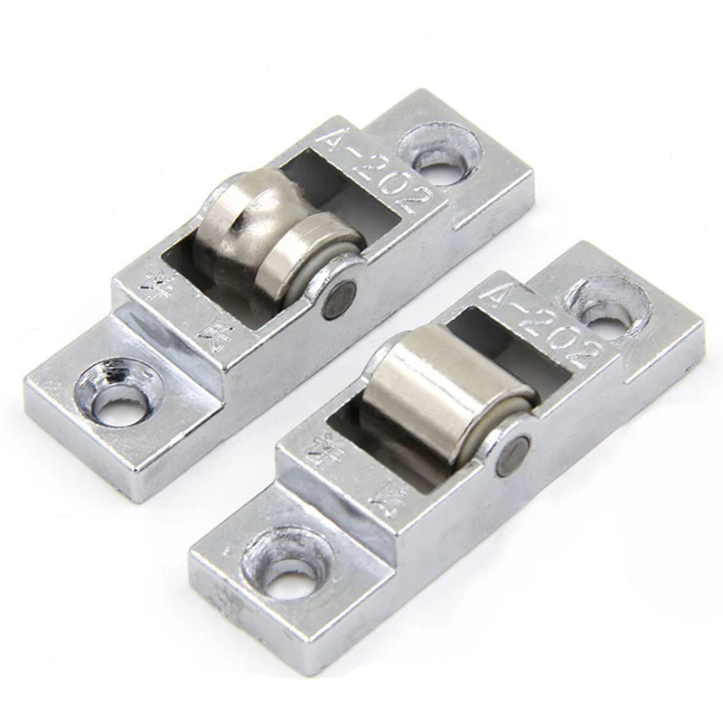 

4 Pcs Plastic Steel Window Pulley Doors and Windows Translation Push-pull Windows Double Roller 8088 Flat Groove Bearing Wheels