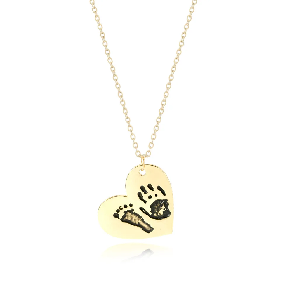 Unique design new necklace retro style chain fingerprint significance pendant sent to the family not support customization | Украшения и